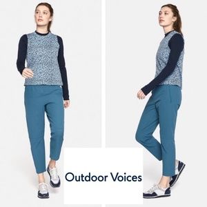 Outdoor Voices Teal Blue Green RecTrek Pants M